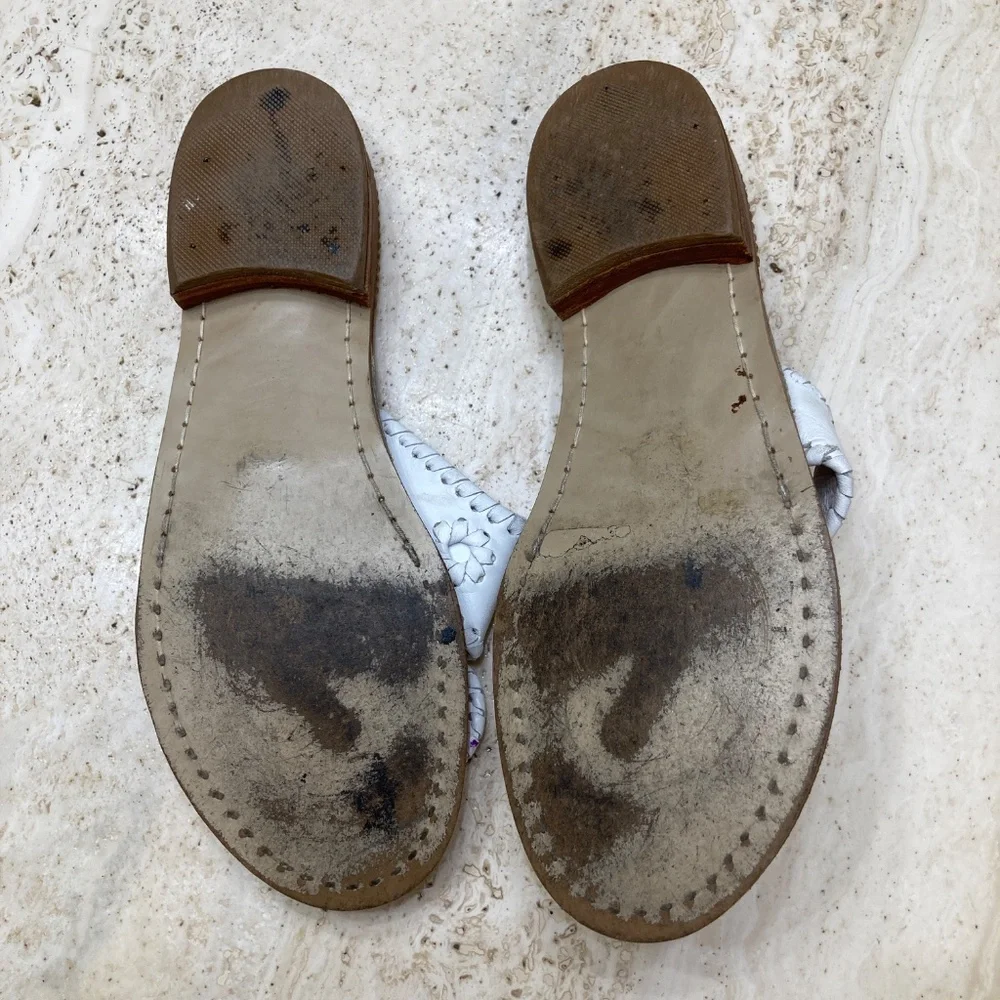 Jack Rogers White Sandals - Picture 2 of 4